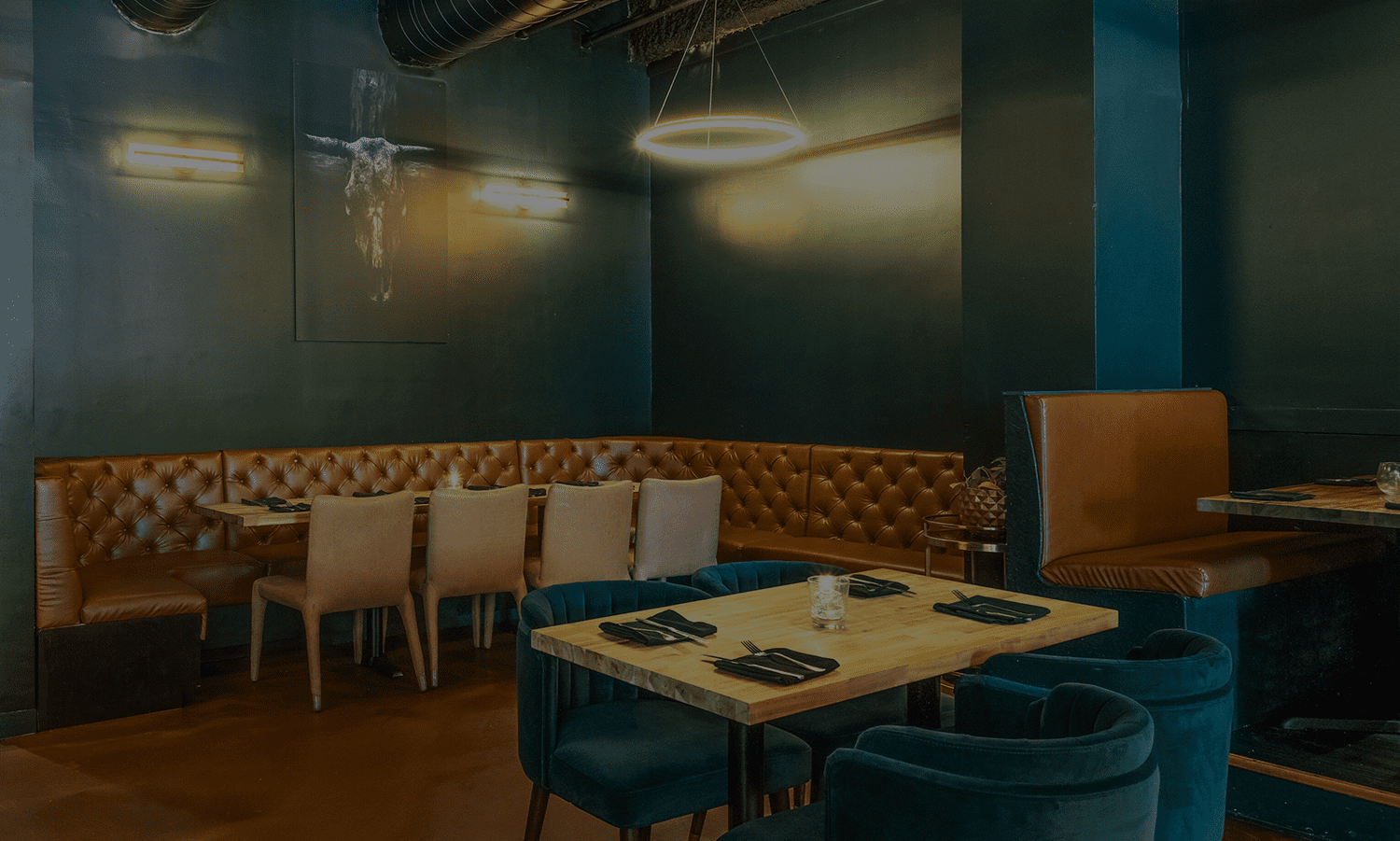 Skull's Nook private dining room at Brugada Kitchen & Bar in Nashville