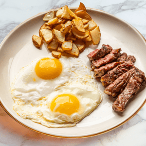 Brugada Steak and Eggs