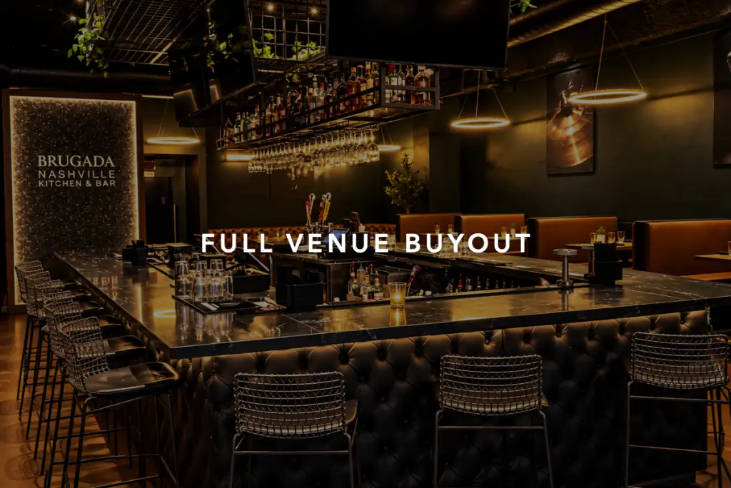 Full venue buyout at Brugada Kitchen & Bar: the bar and dining room