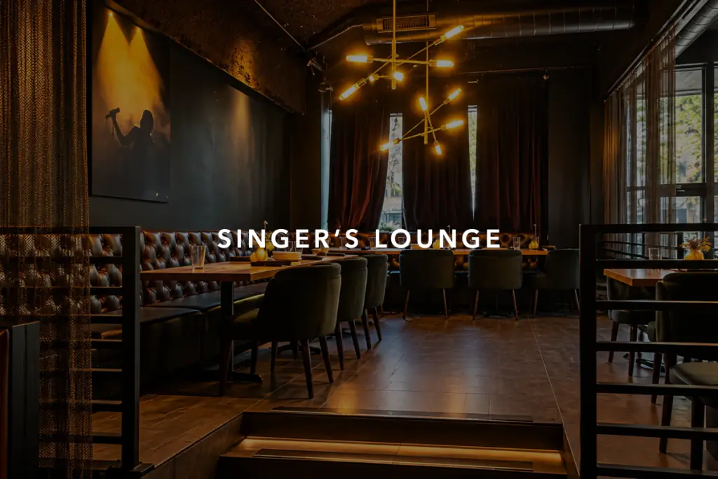 Singer's Lounge private event space at Brugada Kitchen & Bar